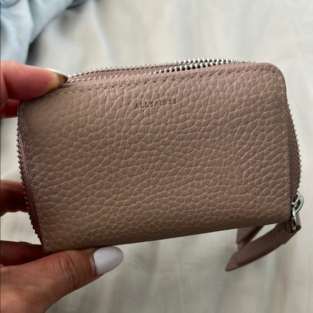 All Saints light pink Taupe Leather Women's Bag Great condition